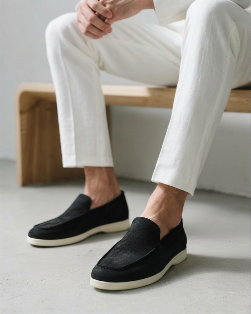 Suede Loafers
