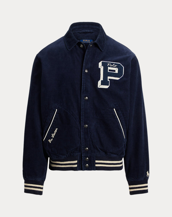 Corduroy Letter Jacket