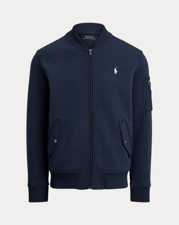 Double-Knit Bomber Jacket