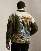 Pile Fleece Graphic Jacket