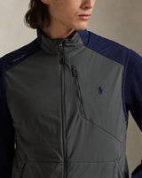 Colour-Blocked Packable Gilet
